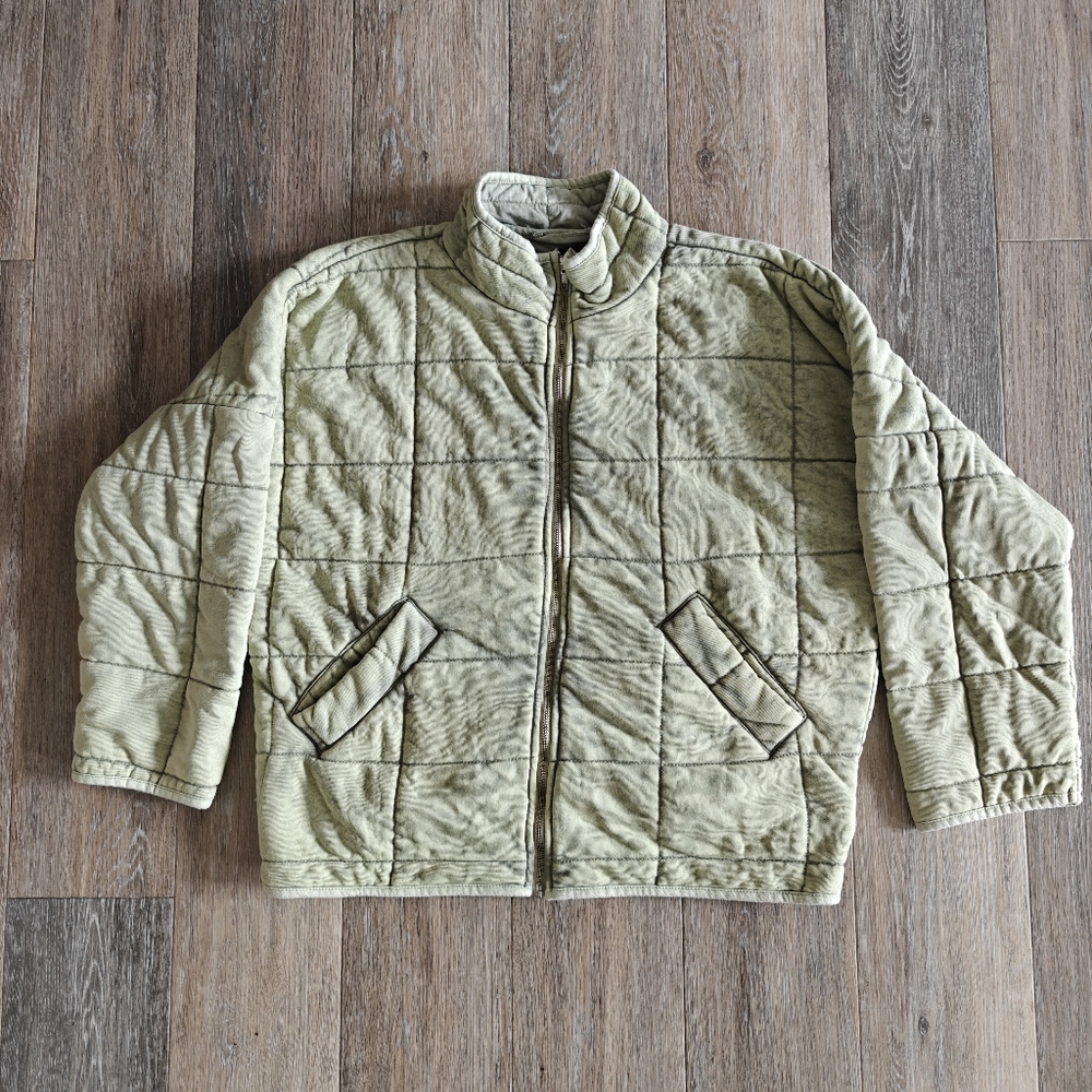 Forever 21 Quilted Zip-Up Jacket